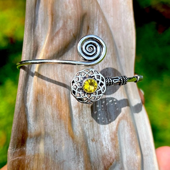 Citrine silver set Boho - Bohemian - Picture 6 of 12